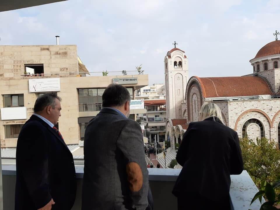 Εθιμοτυπική επίσκεψη στον Δήμαρχο Κορδελιού Ευόσμου από το Σώμα Ελλήνων Προσκόπων